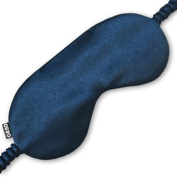 Szemmaszk, alvó maszk, szemtakaró alváshoz. Kényelmes, nem ereszti át a fényt. Kézzel készült. Magyar kézműves termék. Navy blue
