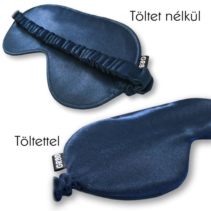 Szempárna, alvó maszk, szemtakaró alváshoz. Bélelt és béleletlen kivitel. Kézzel készült magyar termék