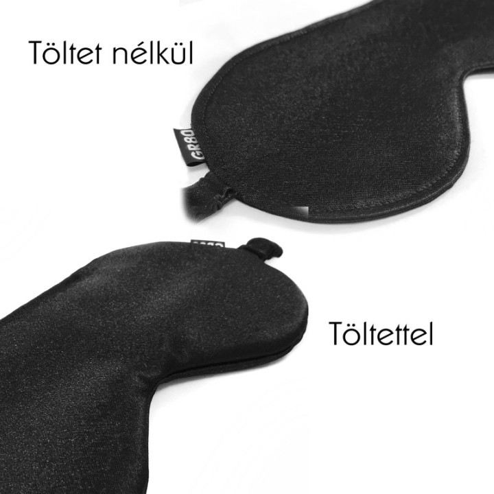Szempárna, alvó maszk, szemtakaró alváshoz. Bélelt és béleletlen kivitel. Kézzel készült magyar termék