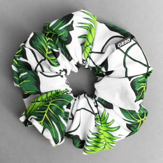 XXL méretű, kotta mintás textil hajgumi. 100% pamut scrunchie