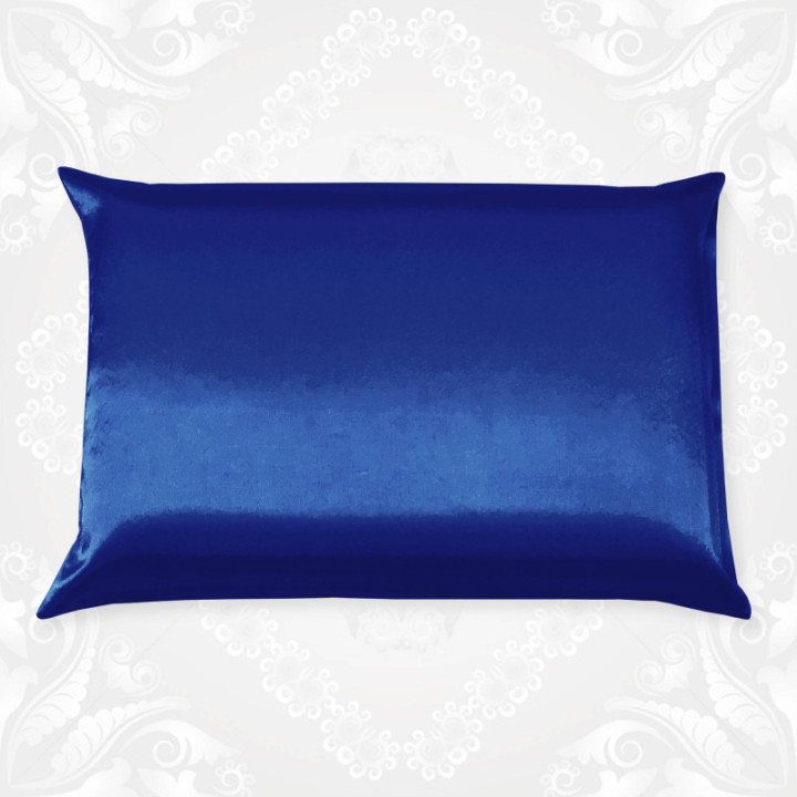 Királyi selyem párnahuzat minőségi  szaténból. Különleges esküvői ajándék is lehet. Royal blue