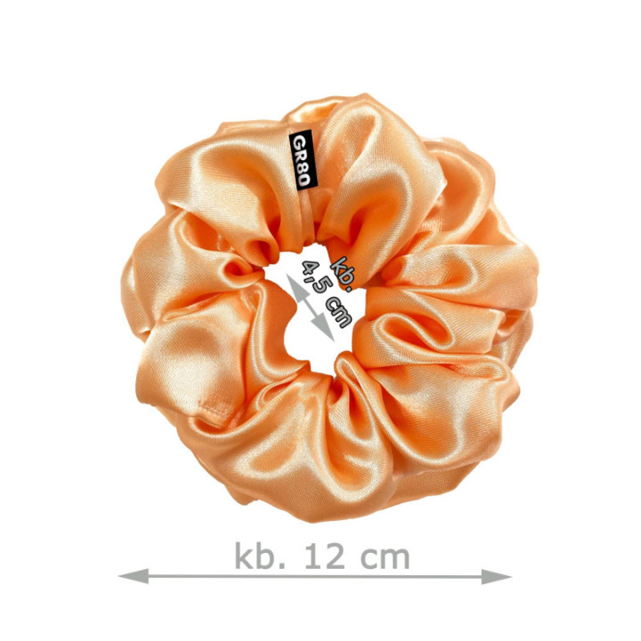 Barack szatén selyem hajgumi, scrunchie