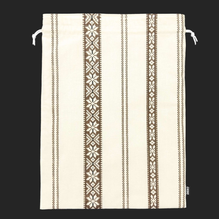 Textil kenyértartó zsák, frissen tartja a péktermékeket. PUL-lal bélelt és mosható. Hungarian folk palóc szőttes